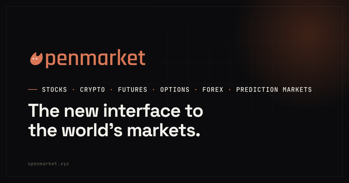 OpenMarket Chart: the world’s markets on one live canvas